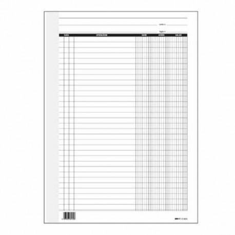 E2127 Registro IVA acquisti e imposte Dirette 15 pagine numerate